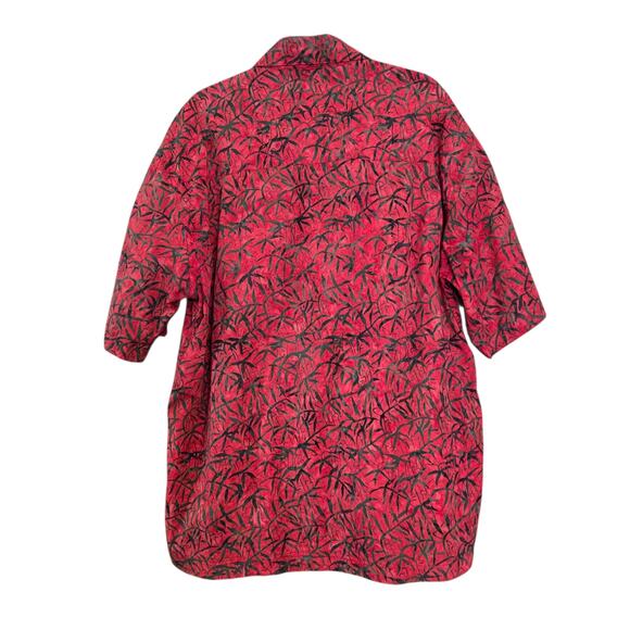 Johari West Hawaiian Shirt Moonlight Forest Batik Print, Cotton sz XL - Picture 8 of 8